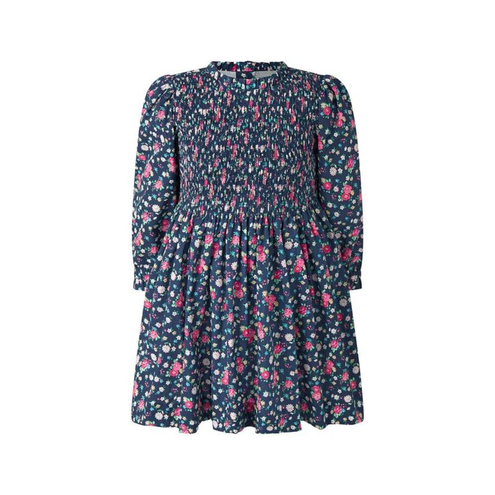 Rachel Riley Girls  Ditsy Floral Ruched Dress